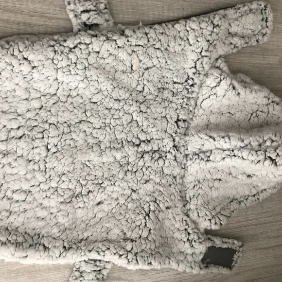 BumbleBella by Jill Martin Sherpa Pet Jacket w/Closure -Grey (Sz X-Small) M91907 - Picture 4 of 4